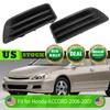 Left+Right Front Fog Light Lamp Cover Bezel Assembly For Honda Accord 2006-2007