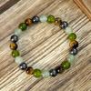 1PC Ladies Bohemian Bracelet - Natural Green, August Birthstone Jewelry, Daily & Special Occasion Bracelets