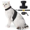 Reflective Anti-Escape Cat Harness Set with Velcro Reinforcement - Breathable Cat Leash