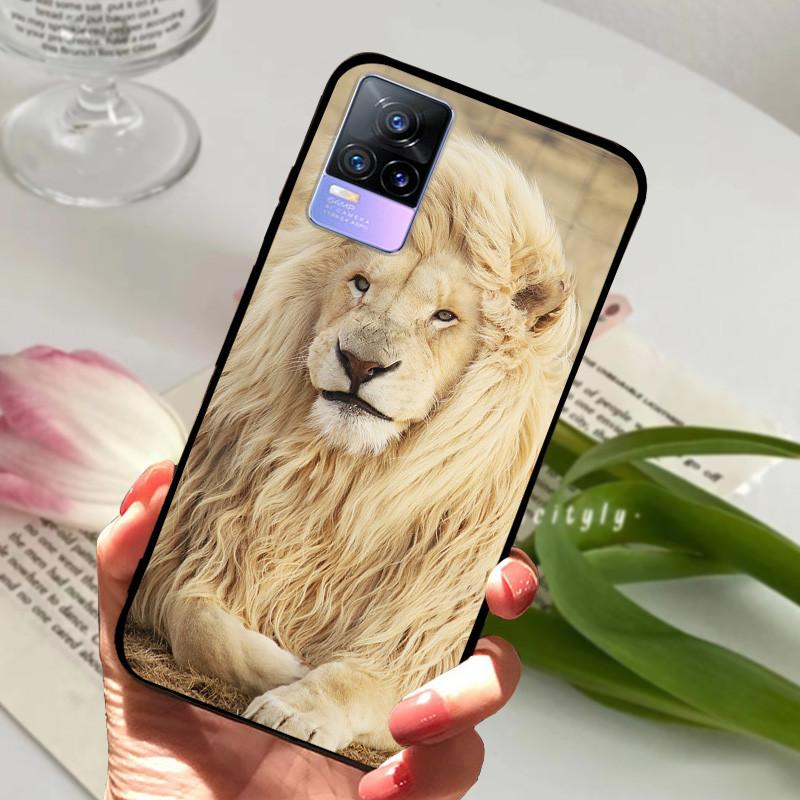 For Vivo V21e Case V 21e V2061 V2055 Soft TPU Phone Protective Fundas Cover For Vivo V21 V 21 4G 5G Shockproof Bumper Shells