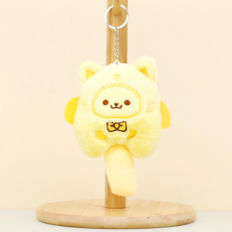 Adorable Sanrio Keychain Plush Toy Kuromi Cinnamoroll Cute Doll Bag Charm