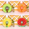 Orange Kiwi Watermelon U Shaped Neck Pillow Cartoon Foam Particle Plush Toy