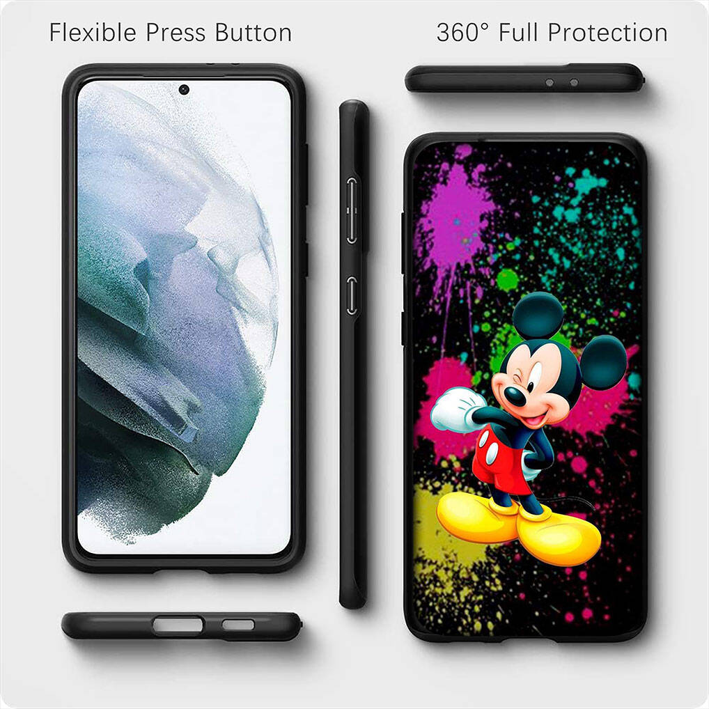 for iPhone 17 16 15 Xiaomi Poco F7 F8 X7 X6 F5 C85 C75 C71 M8 Redmi Note 14 13 12 11 Pro Max 14C 13C 15C A3 A4 Phone Case Cartoon Mickey Mouse Cover