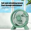 Compact and Portable USB Desk Fan Strong Airflow & Quiet Operation Mini Table Fan for Home Office Bedroom Table Student Dormitor