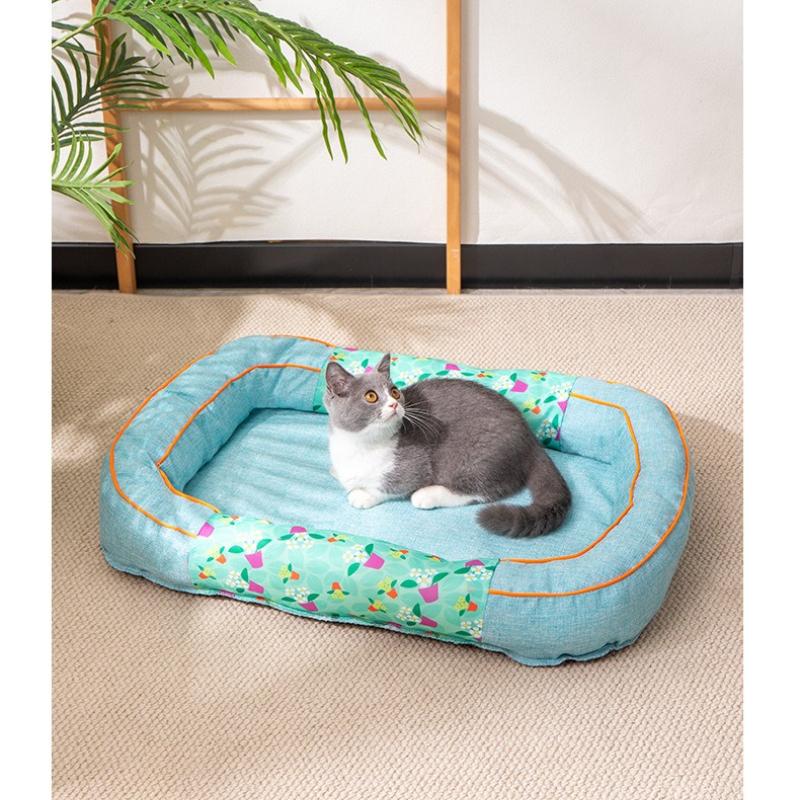 Rectangular Pet Accessories Washable Thickened Cat Bed Mats Scratch Resistant Wear-resistant All Season Universal Pet Beds Large Space Kennel 1pc