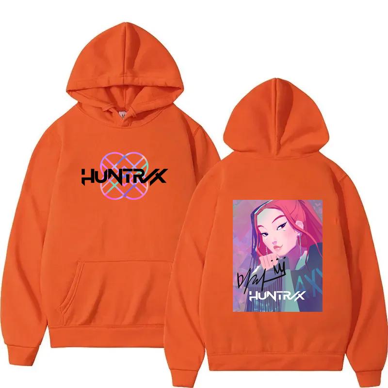 Jesienny Anime KPop Łowcy Demonów Bluza Harajuku Hip Hop Bluza z Kapturem Top Bluza UNISEX Litery Odzież Sportowa Moda Y2k Odzież