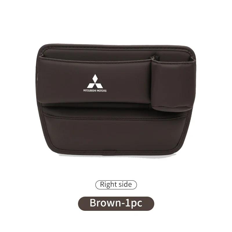 Car Seat Gap Storage Box Pocket Wallet Key Card Cup Phone Holder For Mitsubishi Outlander Lancer Eclipse Mirage Xpander Attrage