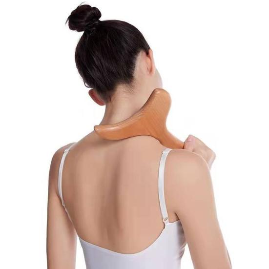 Herramienta de masaje terapéutico de madera, fácil de sostener, uso versátil, alivia la tensión muscular, elimina la celulitis y esculpe el cuerpo.