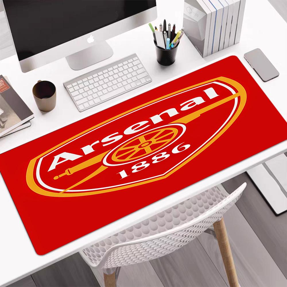 Arsenal Football Club Theme Mouse Pad, Non Slip Rubber Base, Multifunctional Office & Home Decor, Perfect for Workspace Personalization.