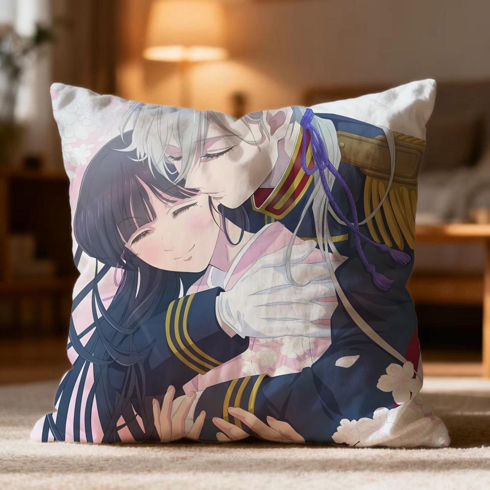 Fashion MMy Happy Marriageer Cushion Cover Soft Washable Pillow Case Multi-Scene for Couch Bed Travel Office Use