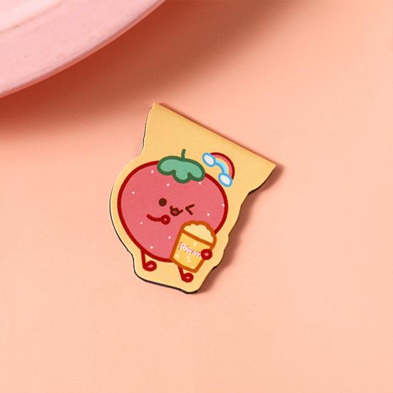 4Pcs Magnetic Bookmarks Thin Double-Sided Cartoon Book Markers Cute Page Holders Compact And Portable Page Holder for Students Reading Book
