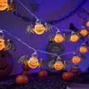 Halloween LED String Lights: Pumpkin, Spider, Skull, Ghost & Bat Decor for Party & Bar