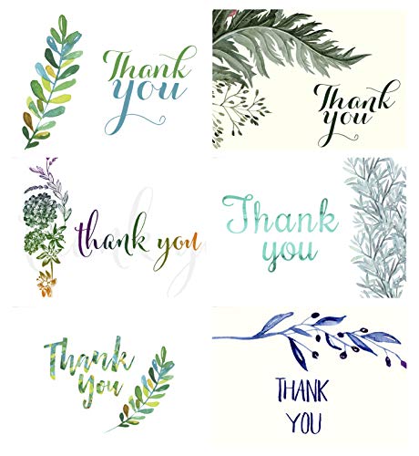 Darling Souvenir Floral Wreath Thank You Card Blank Greeting Card With White Envelopes