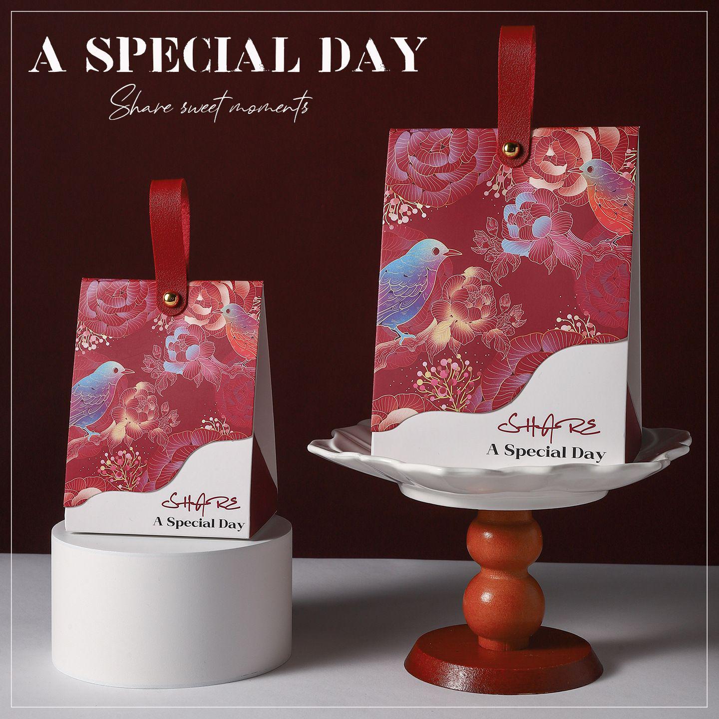Elegant 2026 Chinese-Style Wedding Favor Box and Candy Bag Small - 1 piece