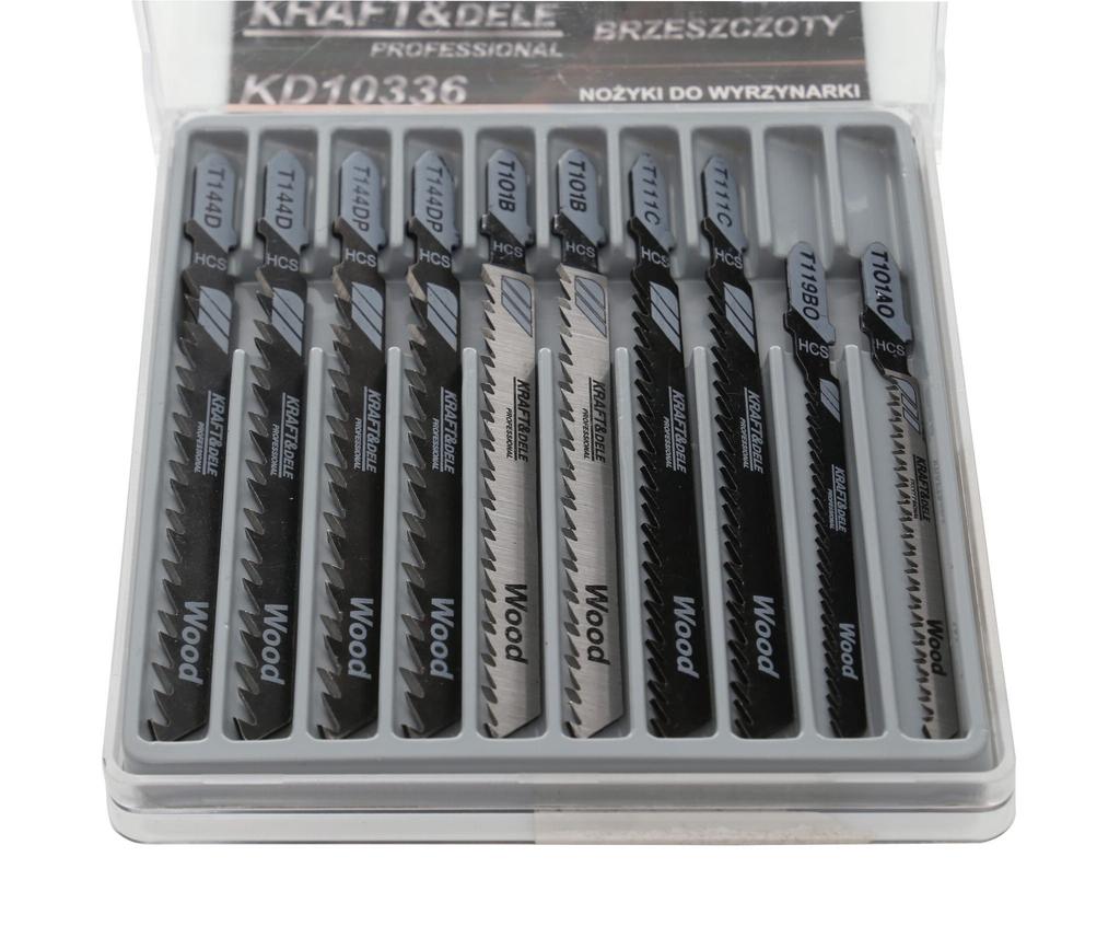 Jigsaw blade set 10 pcs KD10336