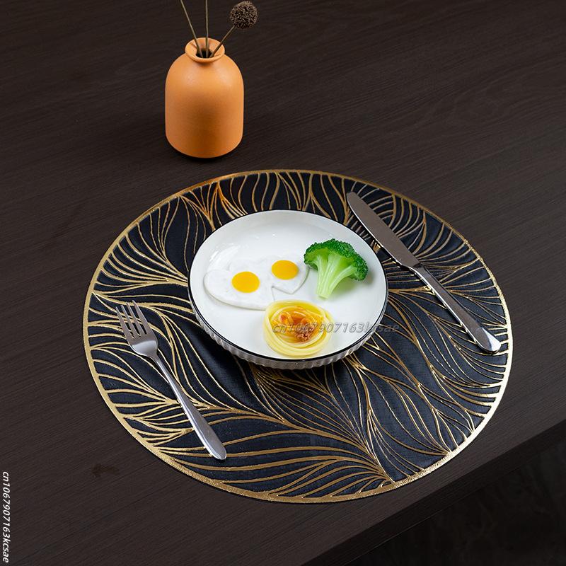 

ПВХ Цветочный коврик для столовых приборов, цветная цветочная подставка, теплоизоляционный коврик, свадебный декор, украшение для дома, кухни, обеденного стола 1PC