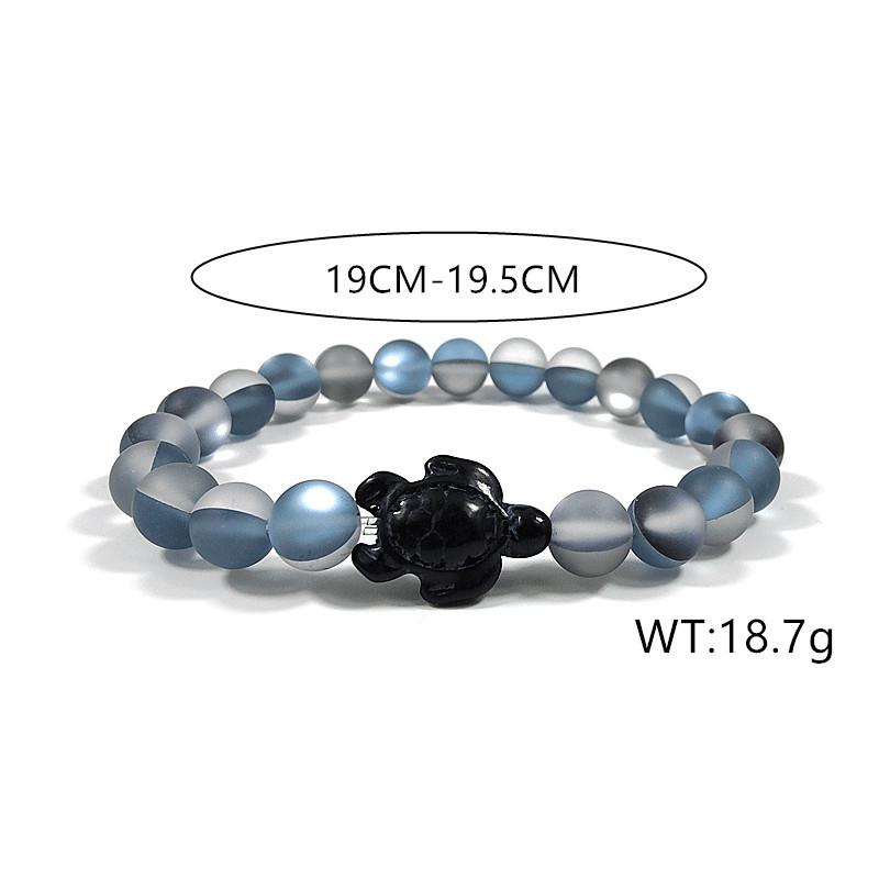 Unisex Sea Turtle Moonstone Malachite Bracelet - European/American Style