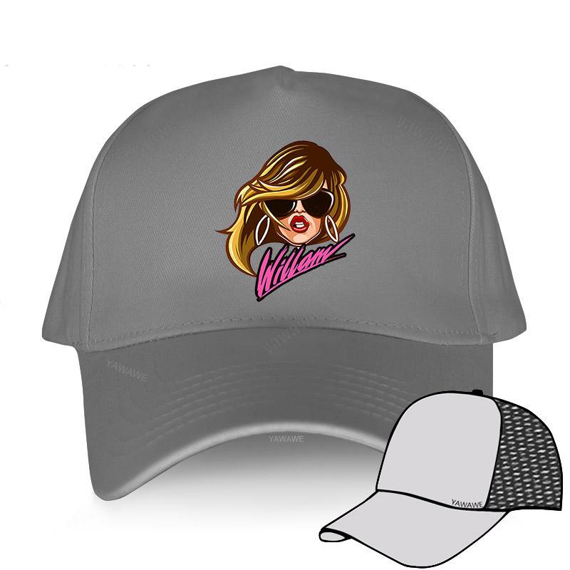 Hut für Frauen, lustiges Design, Unisex-Baseballkappen, WILLAM BELLI RUPAUL DRAG RACE, Sportmütze für Teenager, Sommer, klassische Hüte mit Vintage-Druck