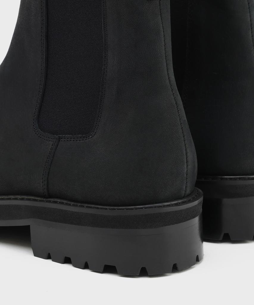 Firenze Atelier [Vibram] Round Toe Basic Chelsea Boots 9703 [Natural Black]