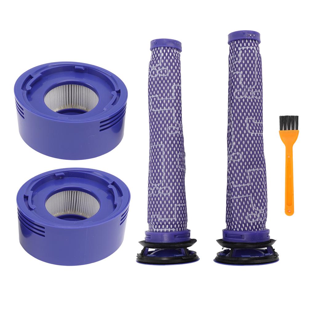 Staubsauger Vor- Nachfilter Set Hocheffizienter Partikelluftfilter mit Reinigungsbürste für V7 V8