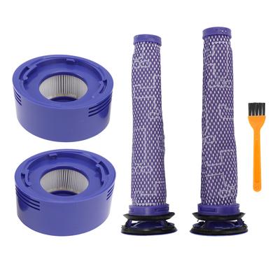 Staubsauger Vor- Nachfilter Set Hocheffizienter Partikelluftfilter mit Reinigungsbürste für V7 V8