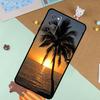 Custodia Estate Spiaggia Tramonto Palma per Samsung Galaxy S23 S22 Ultra S21 S20 FE S8 S9 S10 Note 10 Plus Note 20 Ultra Cover
