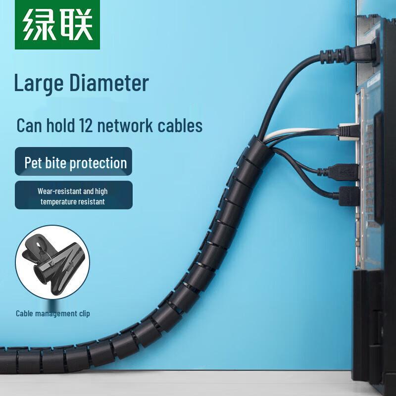 UGREEN Spiral Cable Organizer Sleeve
