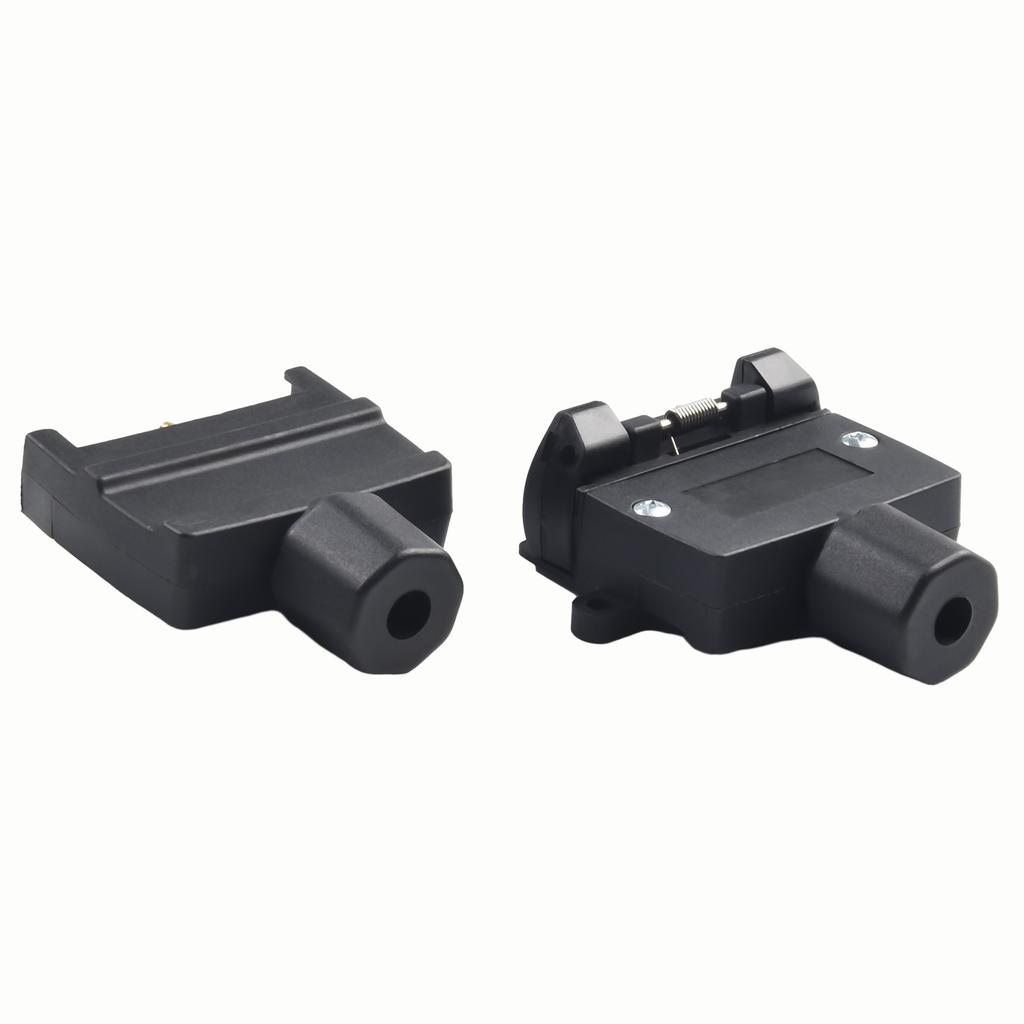 Connector Flat Trailer Plug Flat Trailer Plug 12V DC Cross Slotted Copper Needles Works Perfectly With Caravans