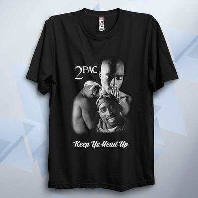 Pac Vintage T-Shirt Mens Tupa Shakur Tee Unisex Gangster Rap Hip Hop T Shirt