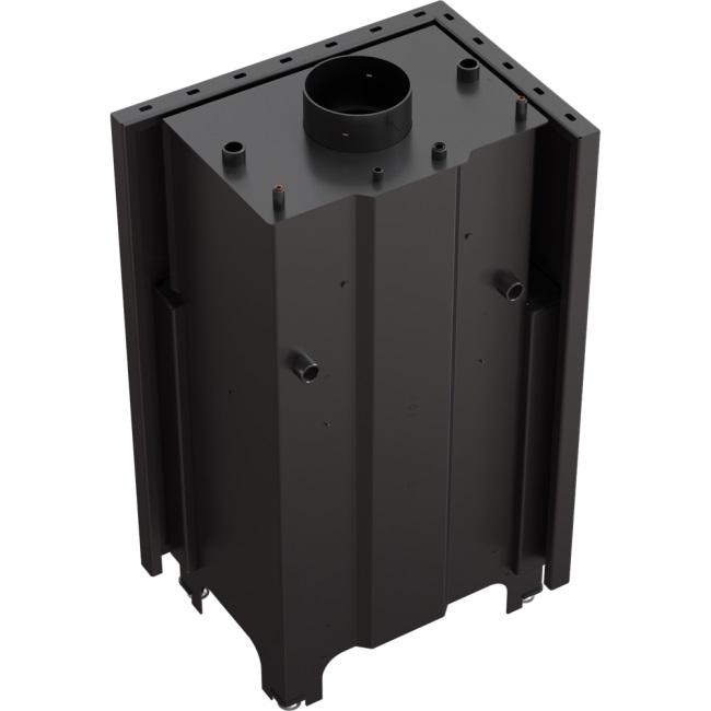 Water heating fireplace KRATKI MBZ Left 13 kW Ø 200 self closing door