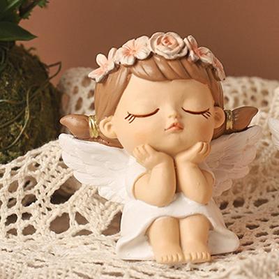 Figurka Angel Girls Auto Palubní deska Ornament Dekorace dortu Vnitřní dekorace Socha k narozeninám