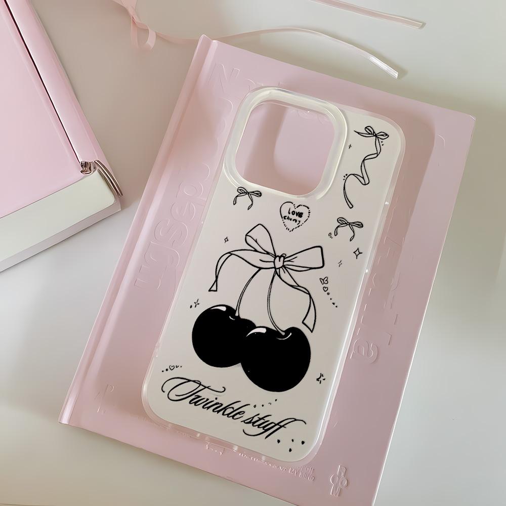 Capa de Telefone Pintada para iPhone 12 13 15 16 iPhone 16 12 13 14 15 Pro 14 15 16 Pro Max Cobertura À Prova de Choque Anti-Impressão Digital Estilo Fresco Capa Protetora