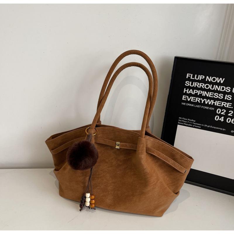 Large-capacity Underarm Bag, Fashionable Single-shoulder Bag for Women, Versatile and Popular Commuter Tote Bag