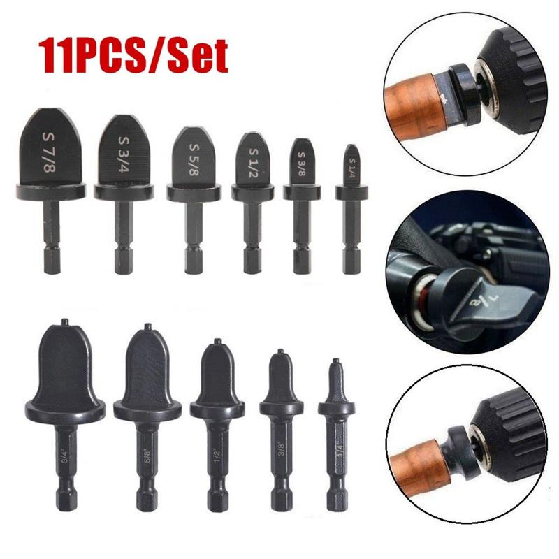11pcs Tube Expander Air Conditioner Copper Pipe Swaging Electric Drill