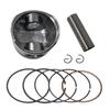 Yibai 52.4mm Motorcycle Piston Kit with 13mm Pin, Compatible with C110/WS110/Fo Models