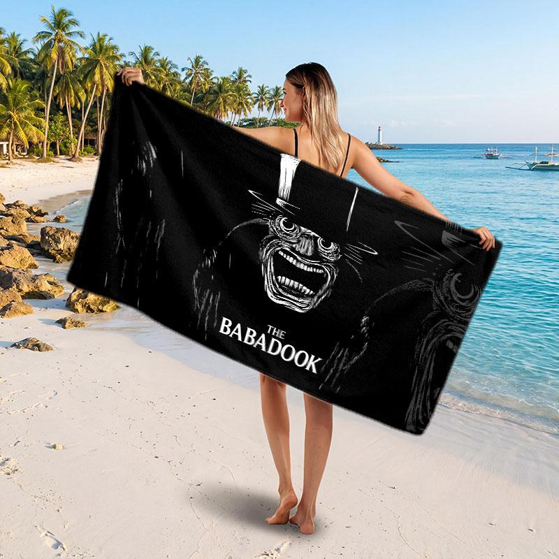 Large Beach TowelThe Babadook Soft Absorbent Towel Beach Bath Home Use