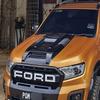 ABS Bonnet Hood Scoop Cover For Ford Ranger Raptor 2015-2025 Matte Black Air Flow Intake Scoop Bonnet Vent Bonnet Protector