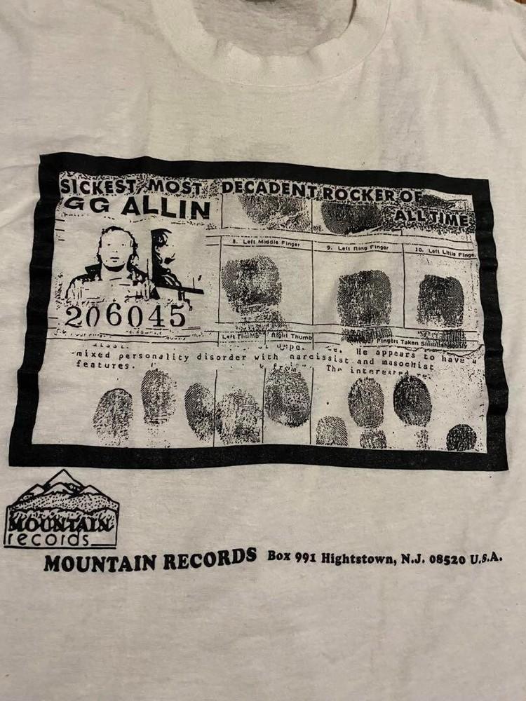 Редкая музыкальная футболка GG Allin Размер от S до 5XL SE252 БЕСПЛАТНАЯ ДОСТАВКА Унисекс XL