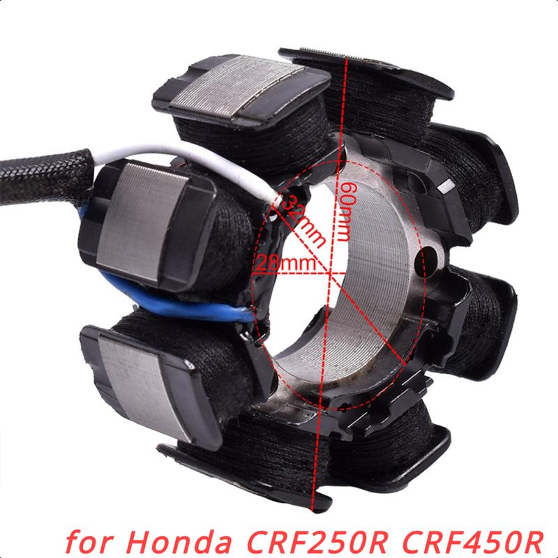 Motorcycle Generator Magneto Stator Coil 31120-KRN-670 for Honda CRF250R CRF 250R CRF450R 2004-2009