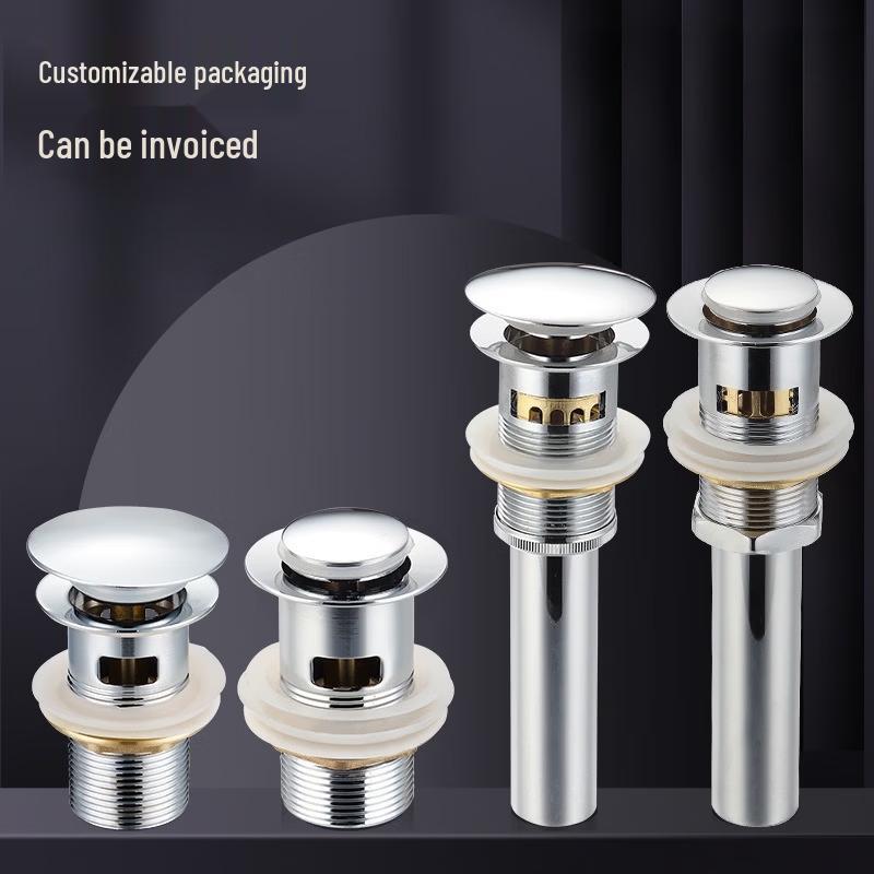 Mosiężny korek do umywalki typu pop-up