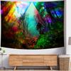 Delur Forest Tapestry Tree of Life Tropical Rainforest Tapestry Wall Hanging Colorful Nature Landscape Mystical Psychedelic Spiritual Headboard for