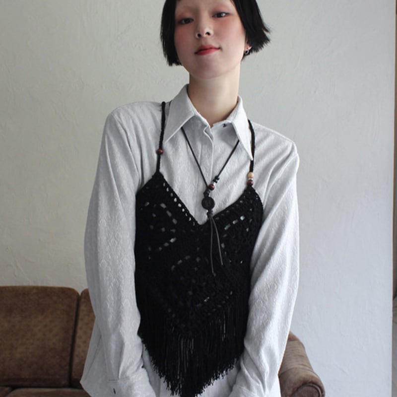 Rubati Wooden Token Necklace (BROWN)