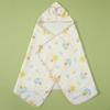 Bear Printed Pure Cotton Gauze Soft Texture Baby Swaddle Cloth Gauze Cover Blanket  Children's Bath