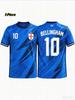 2026 Speciální Bellingham #10 Fan Fotbalový Dres Tričko Šortky Set Dámský Pánský Anglie Fanoušci Košile a Šortky Letní Děti 2dílná sada