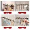 No-Drill Wall-Mounted Coat and Hat Rack for Entryways and Bathrooms
