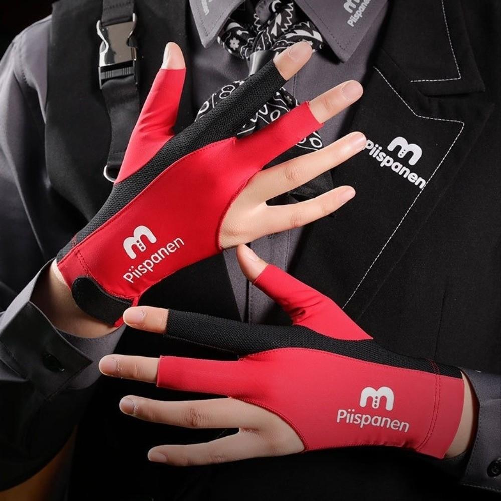1Pcs Anti-slip Snooker Glove Three Fingers Training Glove New Billiard Glove  Fitness Accessories