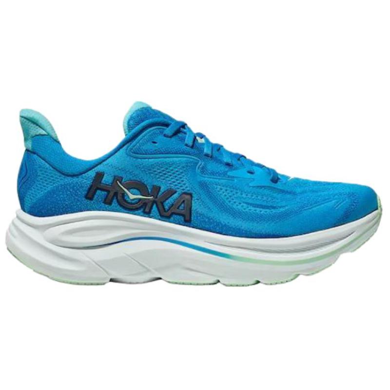 HOKA One One CLIFTON 10 Scarpe da Corsa su Lunga Distanza Casual Basse da Uomo Blu Calzata Larga Sneakers 1162032-HSK