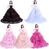 30cm High-End Multi-Layer Wedding Dress Doll Clothes Set for Fashion Dolls