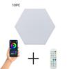 Creative RGB Home Decor Quantum Wall Lamp Honeycomb Module LED Night Light APP Control LED Hexagonal Desk Light