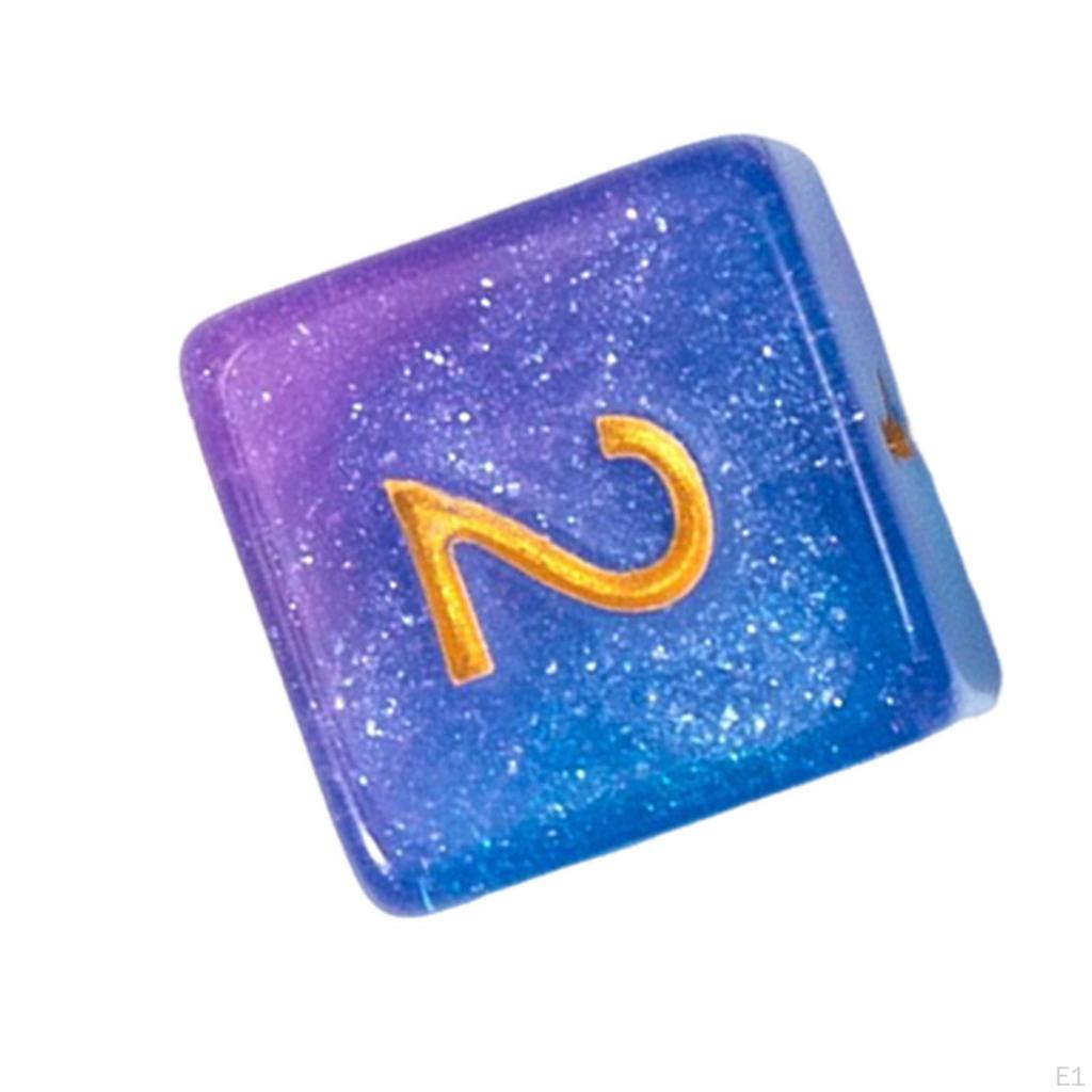 7 Count Polyhedral Dice Set for and Educational Use